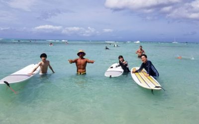 8/3(土)ワイキキ サーフィンレッスン